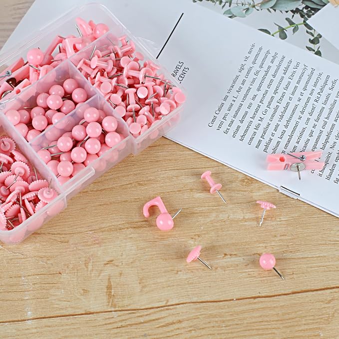 Utron 235 Pcs Push Pins Set, Thumb Tacks, Push Pins - Image 7
