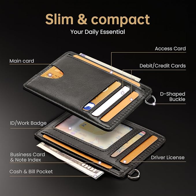 Mayski Slim Wallet, Credit Card Holder - Image 5