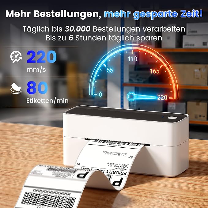 Phomemo High-Speed Shipping Label Printer 220mm/s - Image 4