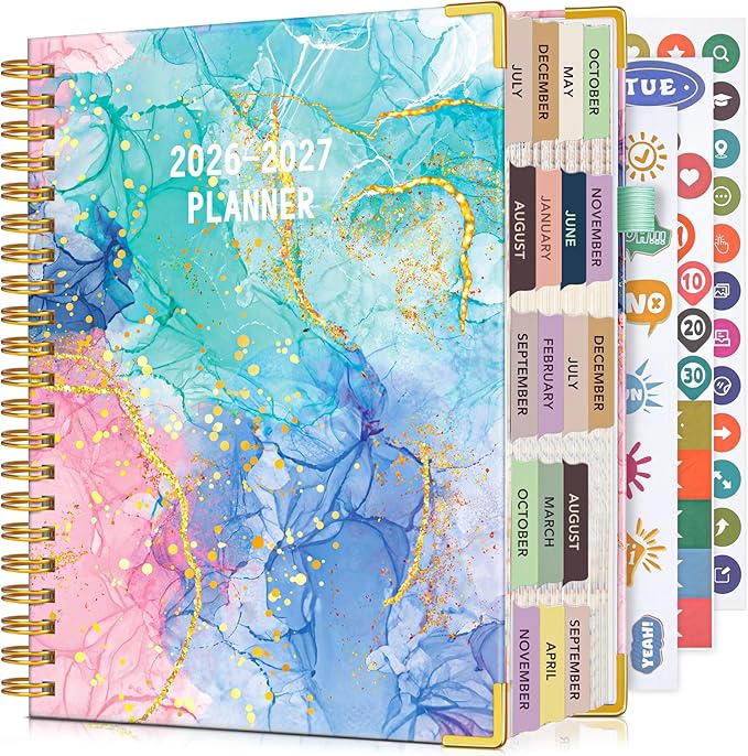 Academic Planner 2026-2027, 18 Months Weekly and Monthly Daily Planner from by Unknown
