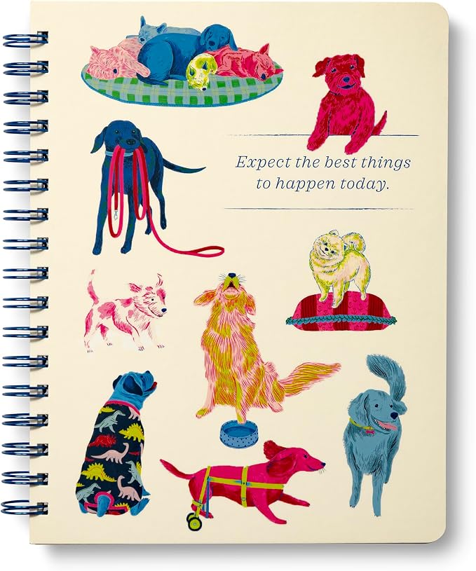 Compendium Spiral Notebook – Expect the Best Things to Happen Today – A by Compendium