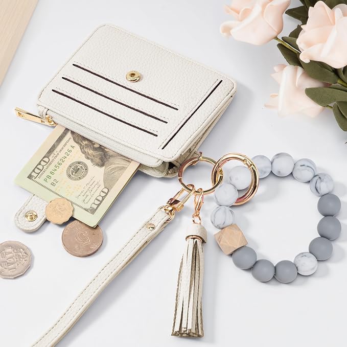 Airkit Wristlet Wallets for Women, Keychain RFID Blocking Credit Card Holder - Image 6