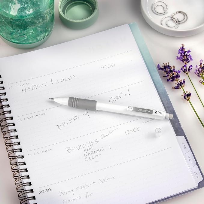 Zebra Pen Z-Grip Writing Set, Retractable Medium Point Ballpoint Pen and - Image 4