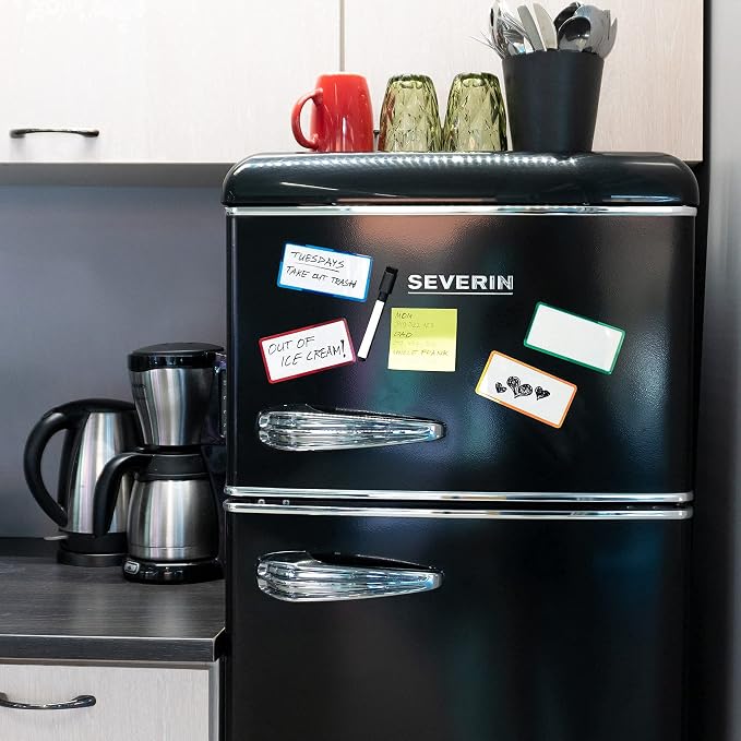 24 Pieces Big Dry Erase Magnetic Labels 4.2" x 2.1" | Writable Magnetic Name - Image 5