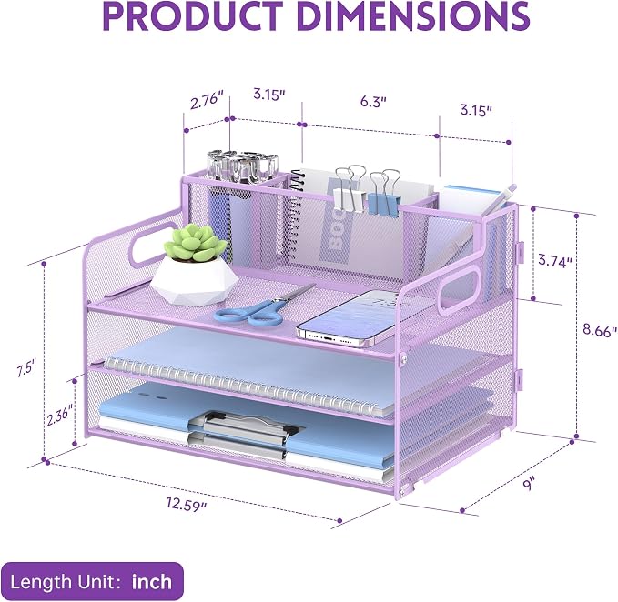 SUPEASY 3 Tier Desk Organizer - Image 5