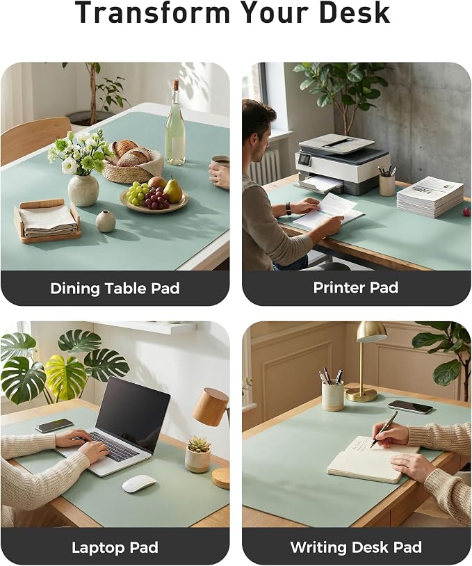 Aothia Faux Leather Desk Mat - Image 6