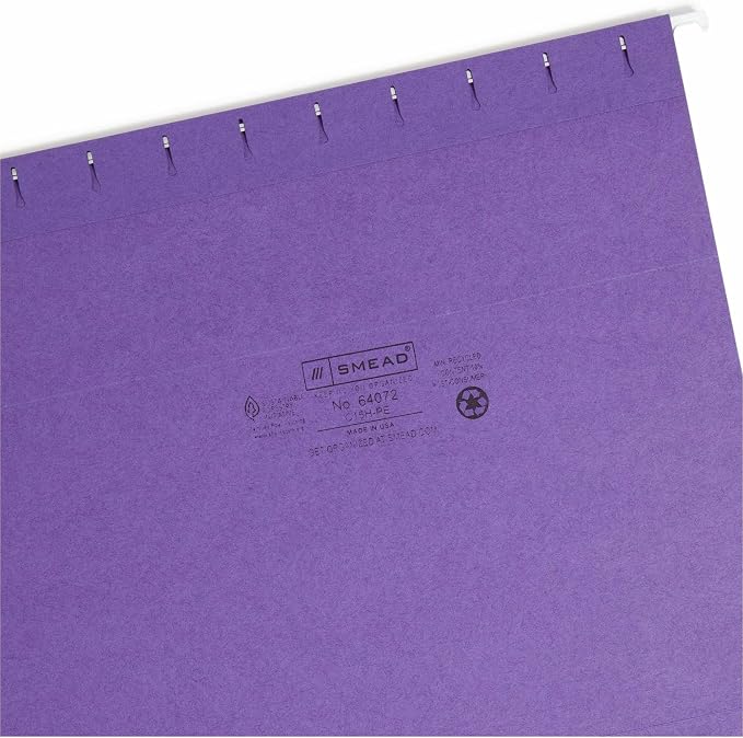 Smead Colored Hanging File Folder - Image 6