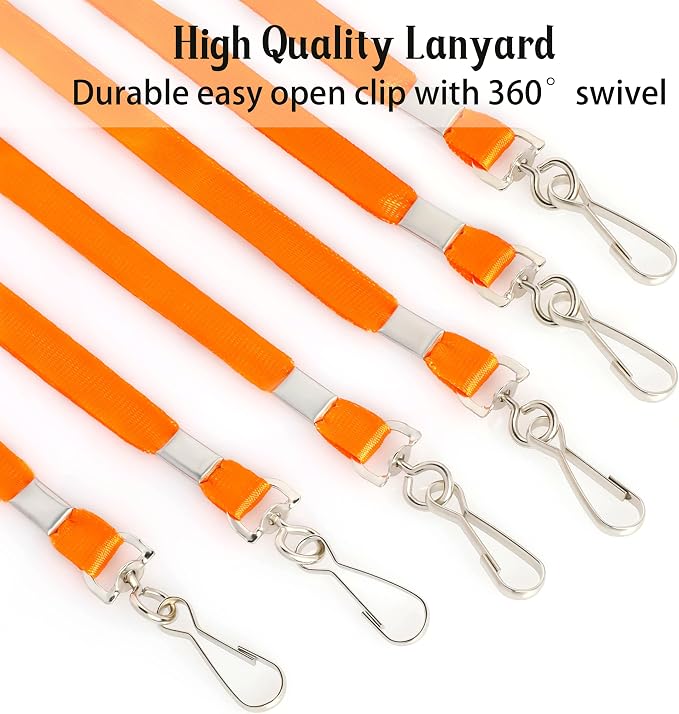 LOCONHA 100 Pack Orange lanyards Lanyards - Image 3