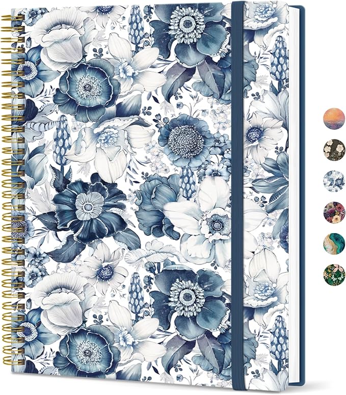 Taja Large Spiral Lined Journal by Taja