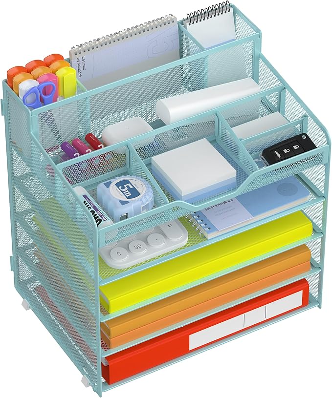 Docnest 5 Tier Mesh Desk Organizer by DocNest