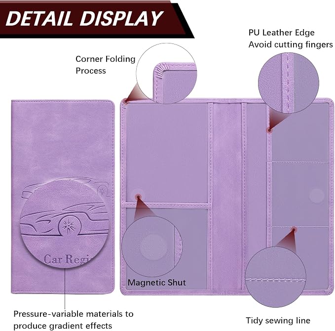 Car Registration and Insurance Card Holder - Image 4