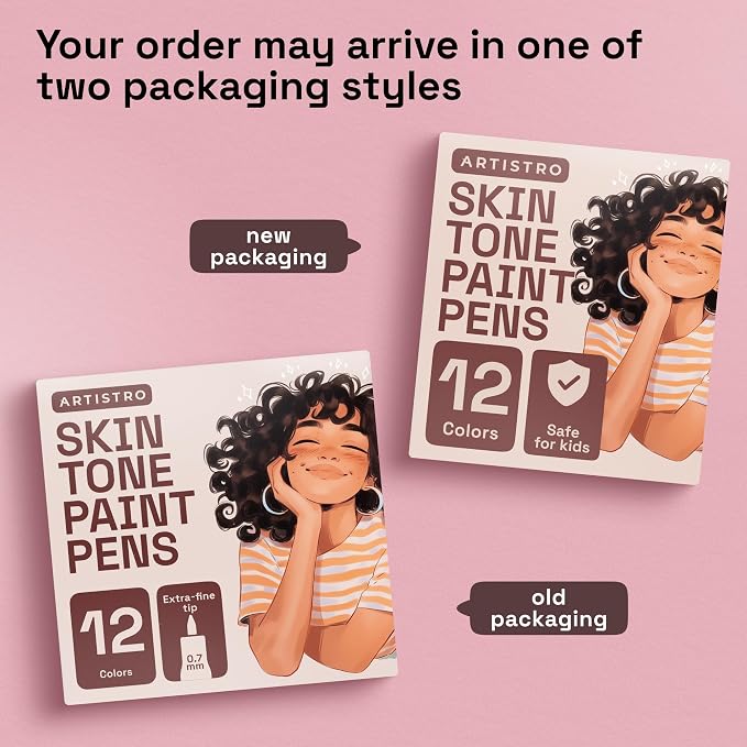 ARTISTRO 12 Skin Tone Paint Pens - Image 10