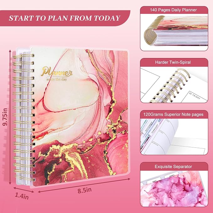 Planner 2026-2027, 18 Months Large Academic Daily Weekly Monthly Planner - Image 2