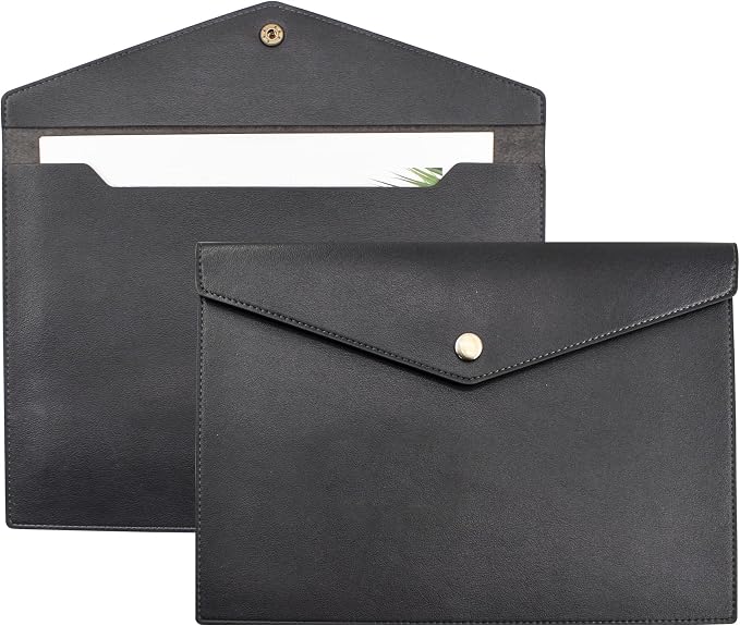 VANRA 1 Piece PU Leather File Folders A4 Document Holder File Envelope by VANRA
