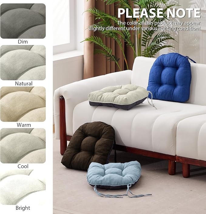 IASEAHK Chair Cushions for Dining Chairs, Seat Cushions for Kitchen Chairs - Image 7