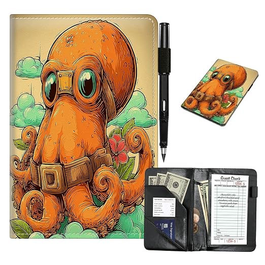 Orange Octopus Cute Server Book by Unknown