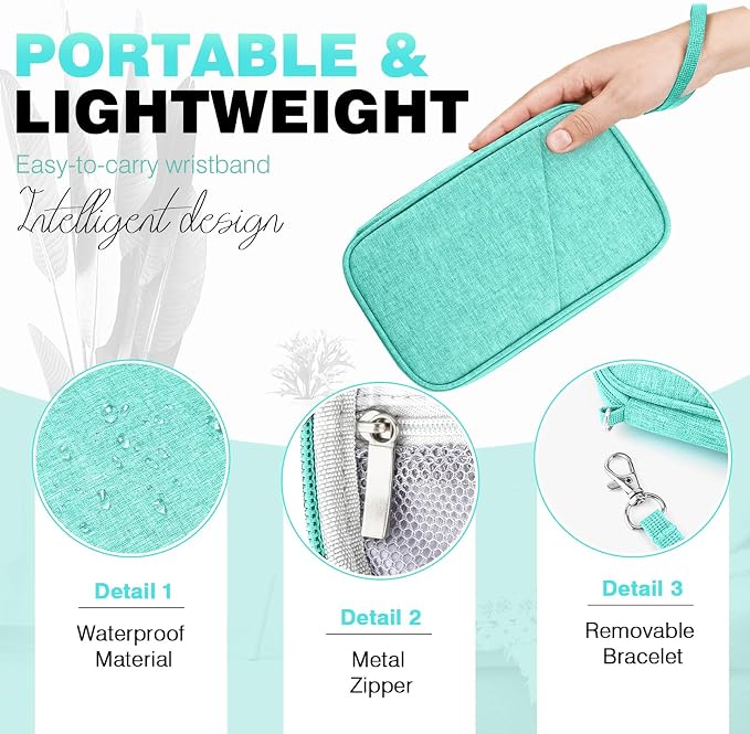 Passport Holder Family RFID Travel Document Organizer - Image 6