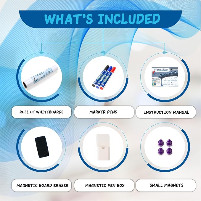 YOUNGJQ Magnetic Dry Erase Board Paper - Image 3