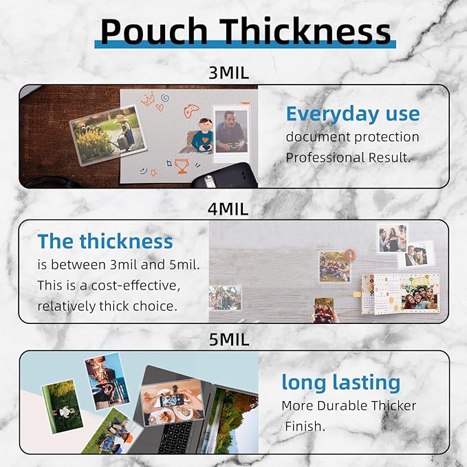 Uinkit 100Pack Thermal Laminating Sheets Hold 11x 17 Sheets 5mil Heavy Duty Laminating Pouches Menu Tabloid Size11.5X17.5 inches Lamination Sheets Paper for Laminator Clear Glossy Rounded Corner-DeskLoop Office