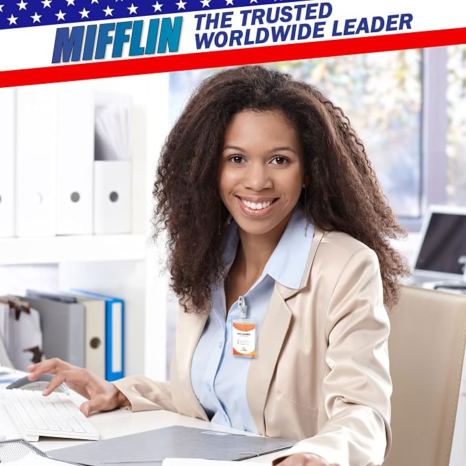 Mifflin-USA Vertical Plastic Card Holder - Image 7