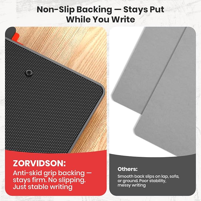 Clipboard with Pen Holder, Aluminum Frame & 2-in-1 Upgraded Clip, A4 Size 12.5 - Image 4