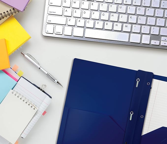 Better Office Products Navy Blue Folders - Image 5
