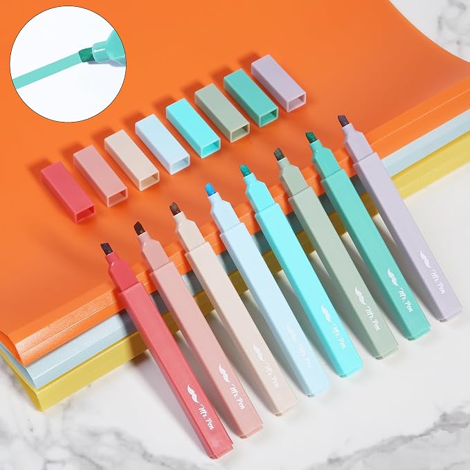 Mr. Pen- Aesthetic Highlighters No Bleed, 8 Pack, Cute Highlighters Assorted - Image 7