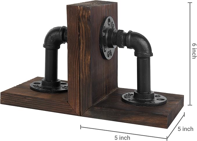 MyGift Book Ends Decorative, Bookends - Image 4
