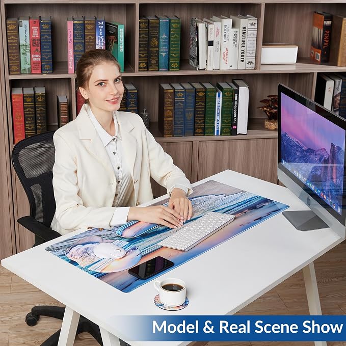 Desk Mat Set + Keyboard and Mouse Pad - Image 2