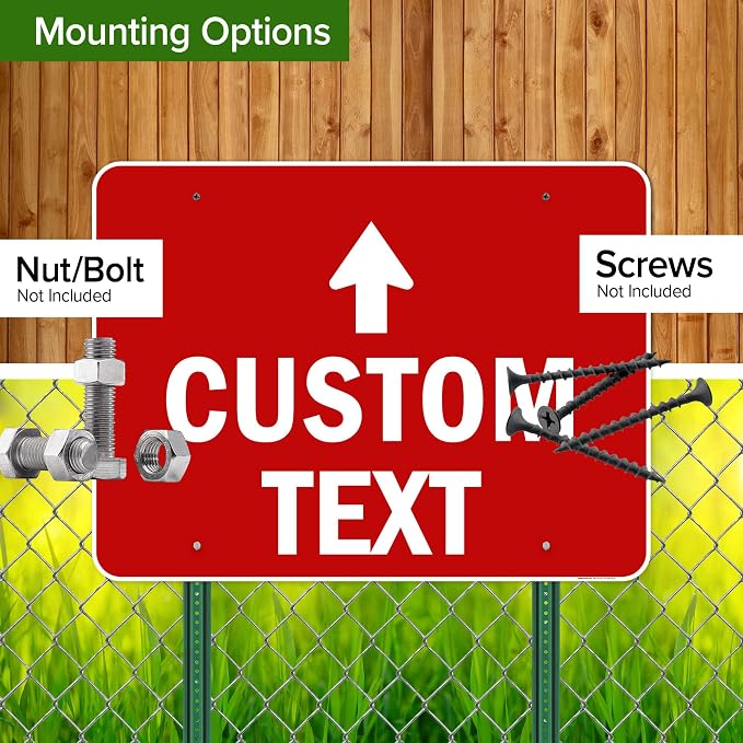 Custom Arrow, Custom Directional Sign, Up Arrow, 36x48 Inches, Rust Free DiBound - Image 5
