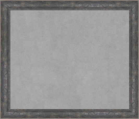 Amanti Art Grey Framed Magnetic Board 23x27 Medium Vision Board by AmantiArt
