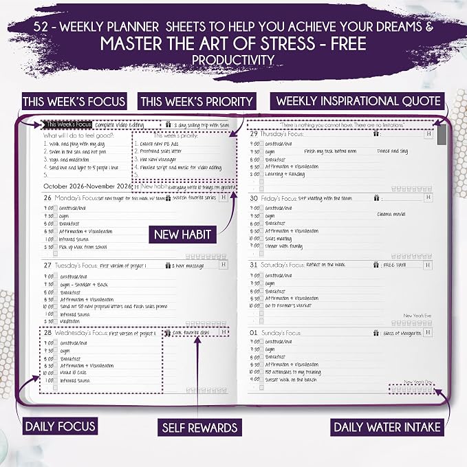 Law of Attraction Planner 2026 Deluxe - Image 3
