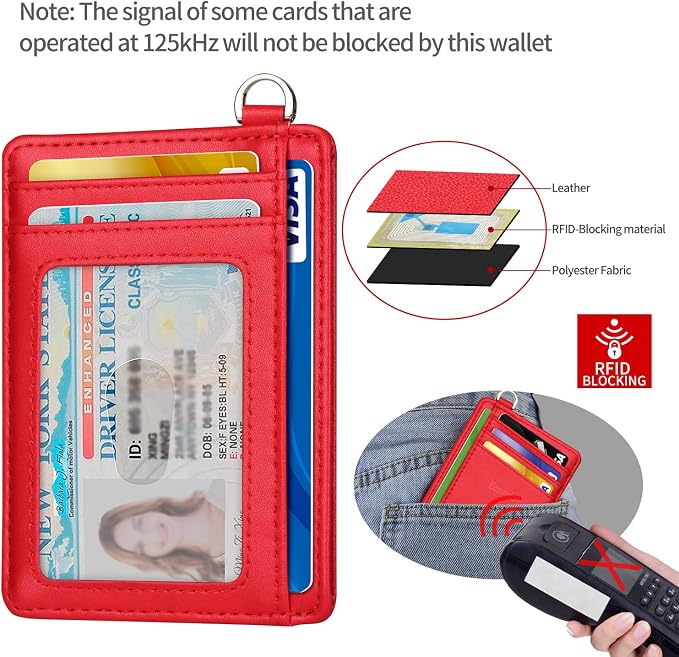 Slim Minimalist Front Pocket Wallet, RFID Blocking Credit Card Holder Wallet - Image 4