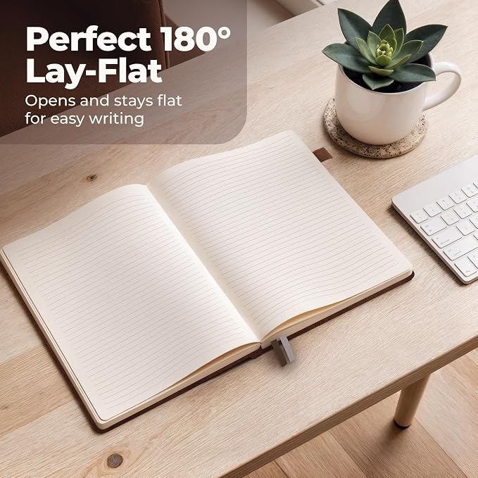 3 Pack Classic Hardcover Lined Notebooks - Image 5