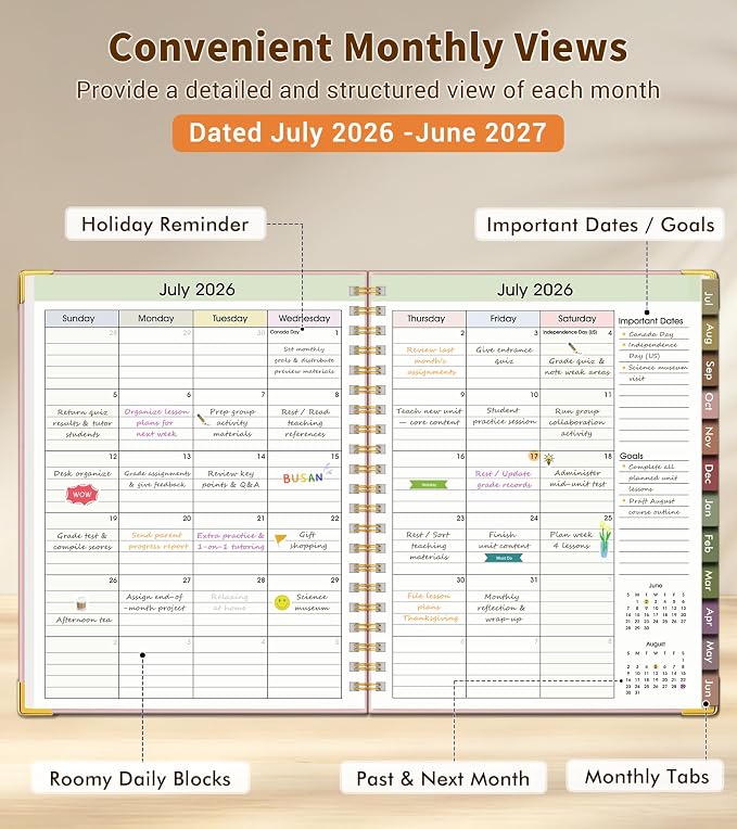 Teacher Planner 2026-2027, July 2026 - Image 2