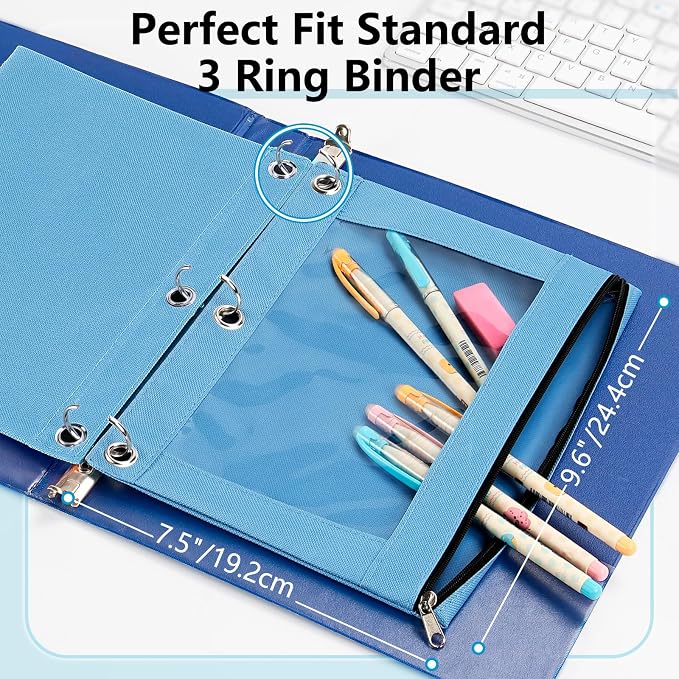 Forvencer 6 Pack Pencil Pouches - Image 2