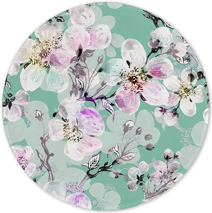 ITNRSIIET Round Mouse Pad with Stitched Edge Premium-Textured Waterproof by +ITNRSIIET