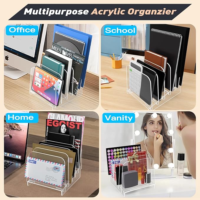 File Holder File Sorter, Vertical File Organizer - Image 6
