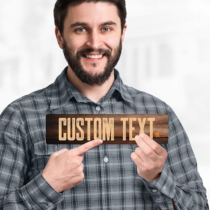 Custom Sign, Custom Street Sign, 11 Font Colors, 13 Font Styles, 4 Hole Options - Image 2
