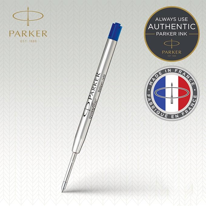 Parker Ballpoint Pen Refills, Medium Point, Authentic Ink Refills Compatible - Image 2