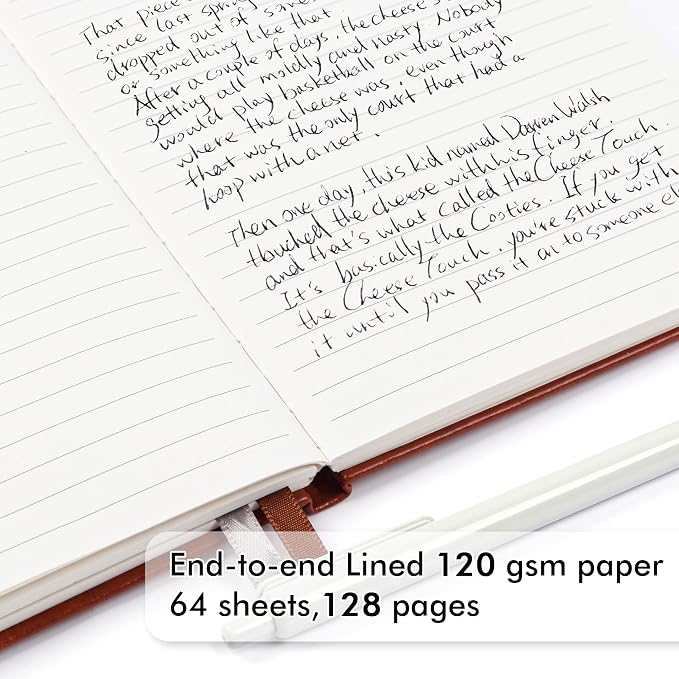 5 Pack Journal Notebook Bulk for School, Feela Hardcover Business Notebooks - Image 3