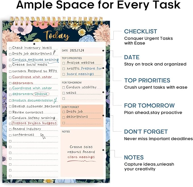 Taja To Do List Notepad - Image 2