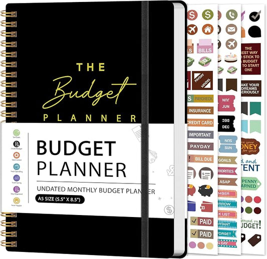 Budget Planner Account Book Monthly Expense Tracker, Saving & Debt Tracker by meDolove