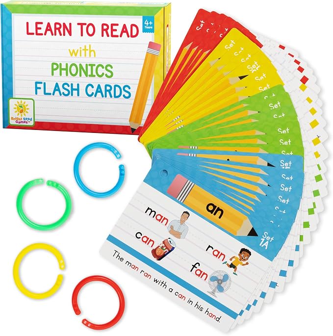 Bright Seed Phonics Flash Cards by Bright+Seed+Games