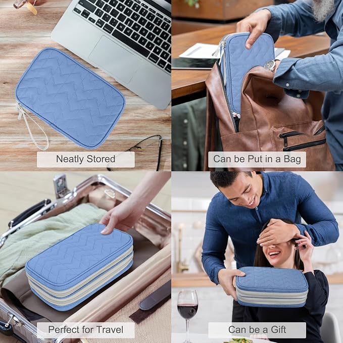 FYY Electronic Organizer, Large Travel Cable Organizer Bag Pouch Electronic - Image 7