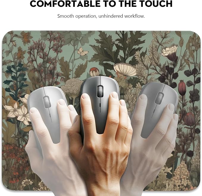 Botanical Elegance Wildflower Mouse Pad - Image 3