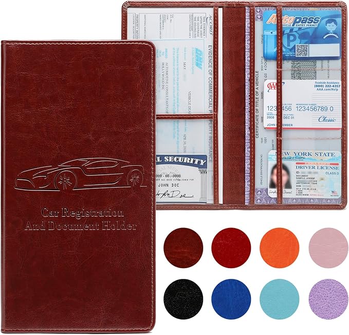 Car Registration and Insurance Card Holder by Unknown