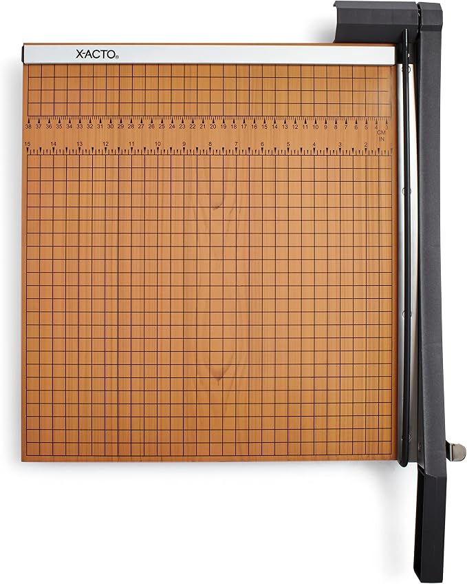X-ACTO 15" x 15" Heavy Duty Paper Trimmer, Commercial Grade, Guillotine Paper - Image 2