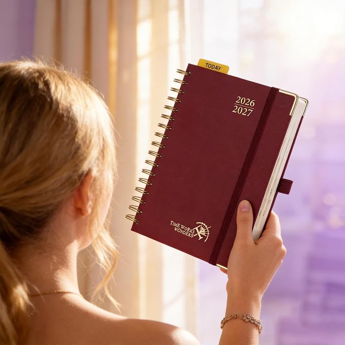 POPRUN 2026-2027 Daily Planner One Page Per Day, 5.75" x 8.5", Academic Daily - Image 2