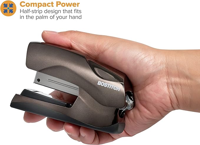 Bostitch Office Heavy Duty Stapler, 40 Sheet Capacity, No Jam, Half Strip - Image 3